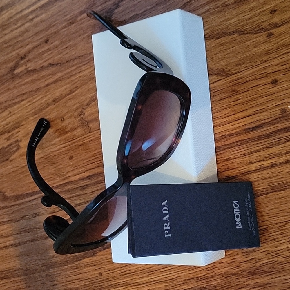 Prada Baroque Swirl Arm Sunglasses